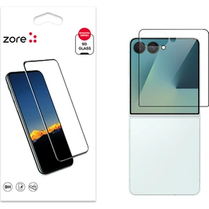 Samsung Galaxy Z Flip 7 Ekran Koruyucu Flim Tam Kapatan 5d Kırılmaz Cam 9h Dayanıklı