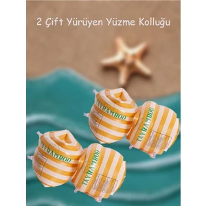 Fuuny Yürüyen Yüzme Kolluk Her Yaşa Uygun Iki Çift Çocuk Kolluk Yüzme Kolluk Deniz Kolluk