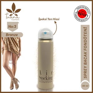 Tuana Kozmetik Air Stocking 03- Bronze Sprey Bacak Fondoteni - 30 ml