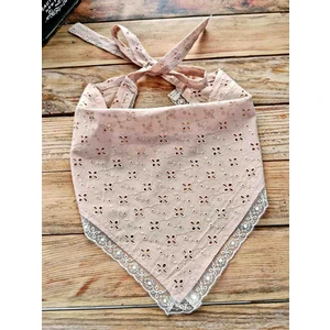 Mufin Collection Bağcıklı Dantel Fisto Bandana |  El Yapımı