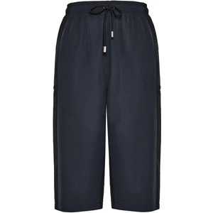 Siyah Gri Uzun Erkek Havuz ve Deniz Şortu 5075