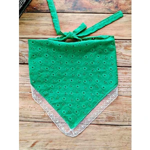 Mufin Collection Bağcıklı Dantel Fisto Bandana |  El Yapımı