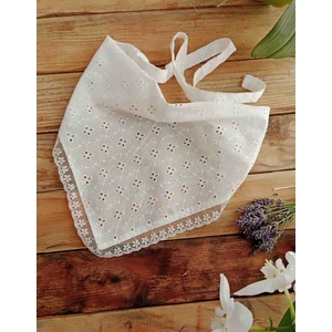 Mufin Collection Bağcıklı Dantel Fisto Bandana |  El Yapımı