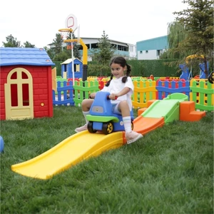 Arabalı Platform Set - Çocuk Aktivite Roller Coaster - Oyun Parkı - Anaokulu, Kreş