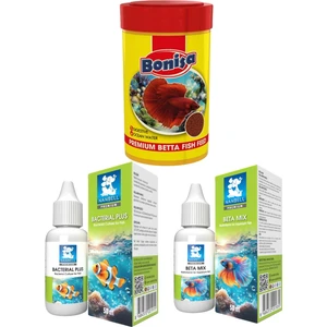 Beta Yemi 100ML, Betta Mix Multivitamin 50CC, Bacterial Plus 50CC