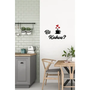 Bi Kahve Dekoratif Ahşap Duvar Dekoru - Duvar Dekorasyon - Ev Süsü - Kahve Köşesi