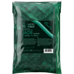 Jade Twisted Pile Mikrofiber Oto Kurulama Havlusu 60×90CM 600GSM – Koyu Yeşil