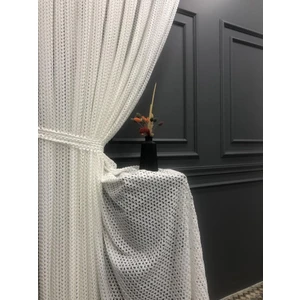 Rendecioğlu Tekstil Fon Perde Fileli Palavan Desen 4 Renk Seçeneği