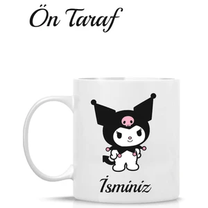 Kuromi Temalı Kişiye Özel Kupa Bardak