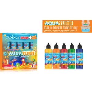 Aqua Slime - Kendin Yap Oyuncak Seti - Çiftlik Hayvanları Seti 5X90ML