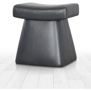 Dambert Deri Puf - Siyah