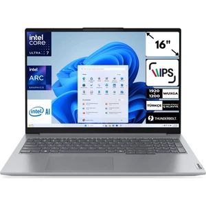 Thinkbook 16 G7 Iml Ultra 7 155H 64 GB Ddr5 1 Tb SSD Windows 11 Pro Arc Graphics 16" Wuxga Taşınabilir Bilgisayar 21MS008RTRCB11