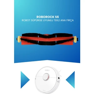 Roborock S6 Robot Süpürge Uyumlu Tekli Ana Fırça