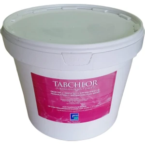 Tabchlor Tablet Klor 15 kg – %90 – Havuz Dezenfektanı
