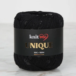Unıque Siyah El Örgü Ipi