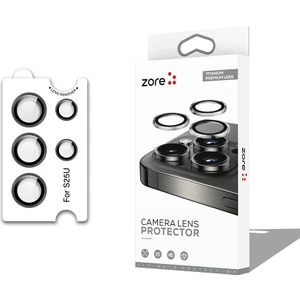 Samsung Galaxy S25 Ultra Uyumlu Zore Cl-12 Premium Safir Parmak Izi Bırakmayan Anti-Reflective Kamera Lens Koruyucu