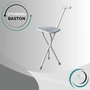 Oturaklı Baston Katlanır Oturaklı Baston Yüksek Kalite Ithal Baston
