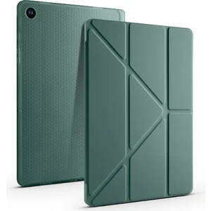 Galaxy Tab A9 8.7 Inç X110/X115 Uyumlu Kalem Bölmeli Silikon Tablet Kılıf – Smart Cover Katlanabilir Kapaklı, Stand Fonksiyonlu, Darbe Emici Arka Koruma, Hassas Kesimli, Manyetik Kapanışlı