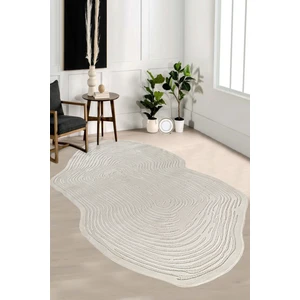 Amorf AR003 Krem Yumuşak Dokulu Salon Mutfak Koridor Oturma Odası Yolluk Halı Makine Halısı