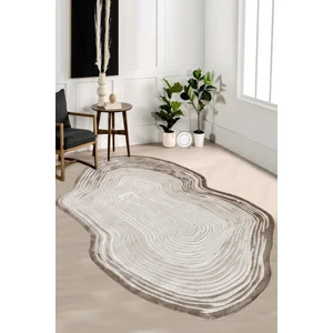 Amorf AR001 Krem Yumuşak Dokulu Salon Mutfak Koridor Oturma Odası Yolluk Halı Makine Halısı