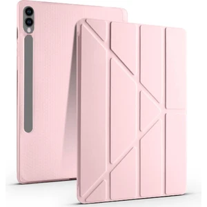 Galaxy Tab S10 Plus X820 12.4 Inç Uyumlu Kalemlikli Katlanabilir Smart Cover Tablet Kılıf – Standlı, Darbe Emici Koruma, Ince ve Hafif Tasarım