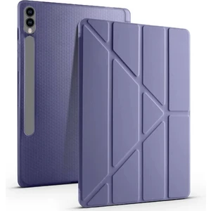 Galaxy Tab S10 Plus X820 12.4 Inç Uyumlu Kalemlikli Katlanabilir Smart Cover Tablet Kılıf – Standlı, Darbe Emici Koruma, Ince ve Hafif Tasarım