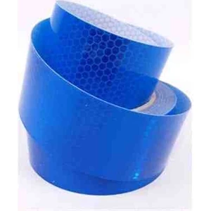 Reflektörlü Fosforlu Mavi Petekli Ikaz Bandı