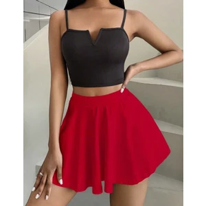 Beli Lastikli Etek Mini Etek Full Likra Etek Çan