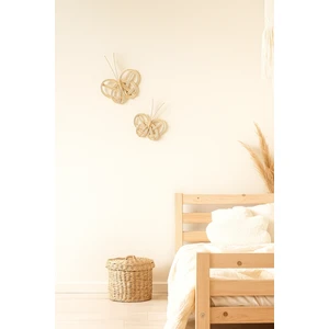 Rattan Kelebek Duvar Süsü