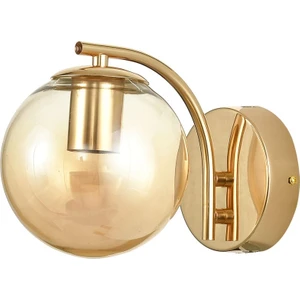 Miya Aplik Bal Camlı Salon Oturma Odası Modern Duvar Apliği (Gold Kaplama)