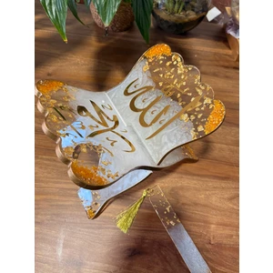 Epoksi Rahle Kitap tutucu Tamamiyle kişiselleştirilebilir özel ve anlamlı bir hediye elemeği bir ürün