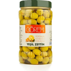 Görem Zeytin Portakal Kabuğu Dolgulu Yeşil Zeytin 1 kg