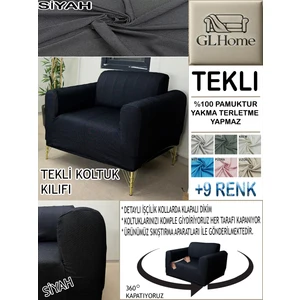 %100 Pamuk Petek Kumaş Tekli Komple Giydirme Tekli & Berjer , Bohem, Porto, Vb. Model Koltuk Kılıfı