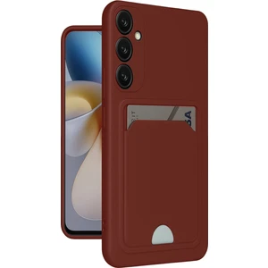 Samsung Galaxy A26 Uyumlu Arka Kamera Korumalı Kart Koyulabilen Silikon Kartlıklı Kılıf Kapak