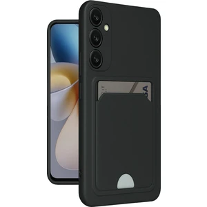 Samsung Galaxy A26 Uyumlu Arka Kamera Korumalı Kart Koyulabilen Silikon Kartlıklı Kılıf Kapak