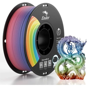 Ender Pla+ Rainbow Filament 1.75MM 1000GR -