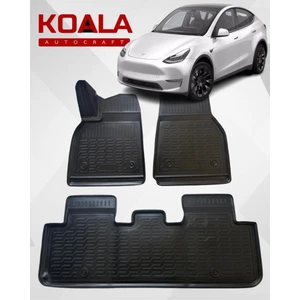 Tesla Model Y (2020-2024) ile Uyumlu - Araca Özel Paspas