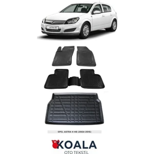Opel Astra H Hb Havuzlu Paspas ve Bagaj Havuzu Set 2007 2013