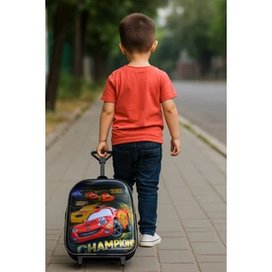 Çekçekli Araba Erkek Anaokul Sırt Çantası