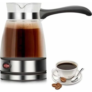 Elektrikli Cam Cezve 500ML Türk Kahvesi Makinesi 700W Pratik Kahve Pişirme