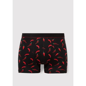 Biber Baskılı Siyah Boxer 0911980-900