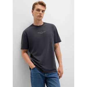 Baskılı Antrasit Tişört 0612833-80106