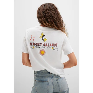 Sunrise Baskılı Ekru Tişört 1613523-80194