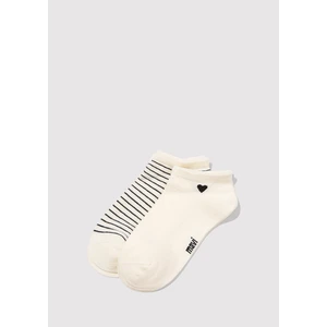 2li Ekru Patik Çorap 1913549-70053