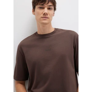 Mavi Logo Kahverengi Basic Tişört 0613093-70251