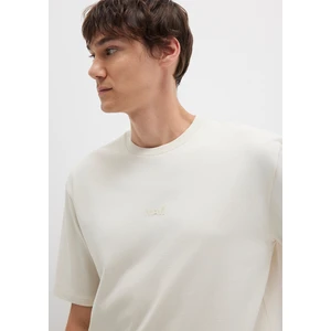 Mavi Logo Ekru Basic Tişört 0613093-70134