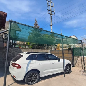 Nzl File Ambalaj Gölgelik File İnşaat İskele Filesi - 95lik - 4 Metre En Yeşil - Düz Kenar - Hayvan Gölgeliği Otopark Gölgelik