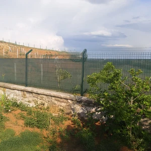Gölgelik File Çit Filesi - 95lik - 2 Metre En Yeşil - Düz Kenar - Çit Örtüsü Bahçe Filesi