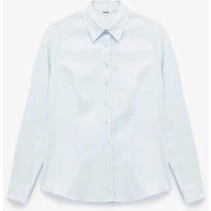 Slim Fit Uzun Kollu Klasik Yaka Poplin Gömlek