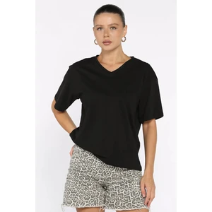 V Yaka Basıc Tişört P-00017881